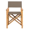Chaise de directeur 100% Polyester Teck Solide 645626645626