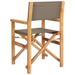 Chaise de directeur 100% Polyester Teck Solide 645626645626