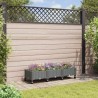 Jardinière avec Roues Gris clair 120 x 40 x 33 cm PP 645627645627