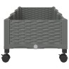 Jardinière avec Roues Gris clair 120 x 40 x 33 cm PP 645627645627