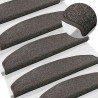 Tapis d'escalier auto-adhésifs 15 pcs Gris foncé 645632645632