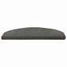 Tapis d'escalier auto-adhésifs 15 pcs Gris foncé 645632645632