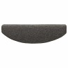 Tapis d'escalier auto-adhésifs 15 pcs Gris foncé 645632645632
