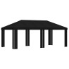 Housse de Gazebo 6 x 3 m Noir Polyester 190 gsm 645637645637
