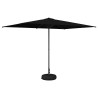 Parasol de jardin avec base 200 x 300 cm Polyester 645640645640