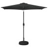 Parasol de jardin avec lumières LED et base 270 x 270 cm 645641645641