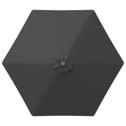 Parasol de jardin avec lumières LED et base 270 x 270 cm 645641645641