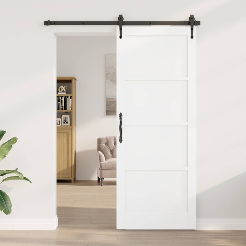 Porte intérieure Blanc 83 x 211 cm Contreplaqué 645649645649