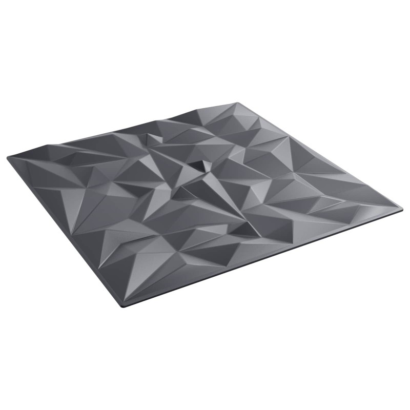 Panneaux muraux 24 pcs Gris Améthyste 50 x 50 cm Mousse XPS 645661645661
