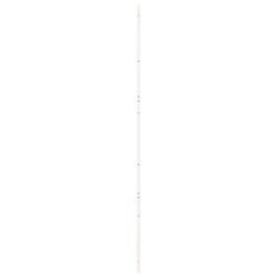 Porte de grange Blanc 100 x 2,5 x 208 cm Bois de pin massif 645665645665