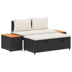 Ensemble de canapés d'extérieur 4 -Seater 4 pcs 55 x 30 x 39 cm 645667645667