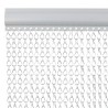 Moustiquaire de porte à chaîne 100x200 cm aluminium 645668645668