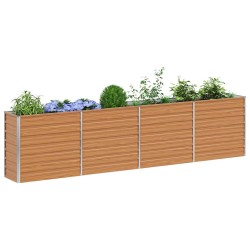 Jardinière surélevée Marron Clair 320 x 40 x 77 cm 645684645684