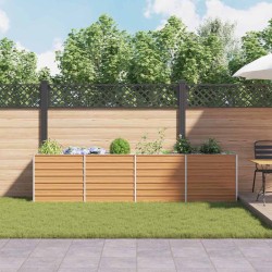 Jardinière surélevée Marron Clair 320 x 40 x 77 cm 645684645684