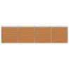 Jardinière surélevée Marron Clair 320 x 40 x 77 cm 645684645684