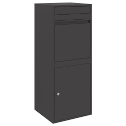 Boîte de dépôt de colis avec porte Noir 41 x 38 x 103 cm Acier 645689645689