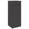 Boîte de dépôt de colis avec porte Noir 41 x 38 x 103 cm Acier 645689645689