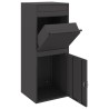 Boîte de dépôt de colis avec porte Noir 41 x 38 x 103 cm Acier 645689645689