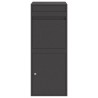 Boîte de dépôt de colis avec porte Noir 41 x 38 x 103 cm Acier 645689645689