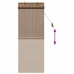 Store enrouleur Marron 70 x 160 cm Bambou 645708645708