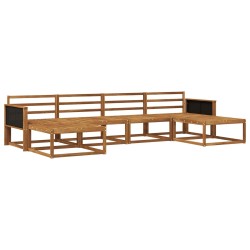 Ensemble de canapés d'extérieur 6 pcs Naturel 645715645715