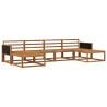 Ensemble de canapés d'extérieur 6 pcs Naturel 645715645715