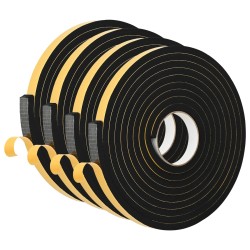 Ruban adhésif en mousse 4 pcs Noir 15mm x 5m Mousse CR 645720645720