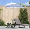 Parasol de jardin polyester 170T Bleu et Blanc 645722645722