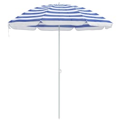 Parasol de jardin polyester 170T Bleu et Blanc 645722645722