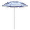 Parasol de jardin polyester 170T Bleu et Blanc 645722645722