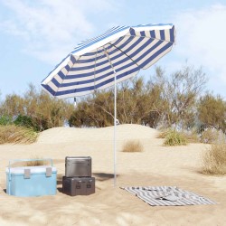 Parasol de jardin polyester 170T Bleu et Blanc 645722645722