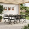 Ensemble de meubles d'extérieur 7 pcs Anthracite Fer et Acier 645726645726