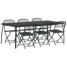 Ensemble de meubles d'extérieur 7 pcs Anthracite Fer et Acier 645726645726