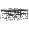 Ensemble de meubles d'extérieur 7 pcs Anthracite Fer et Acier 645726645726