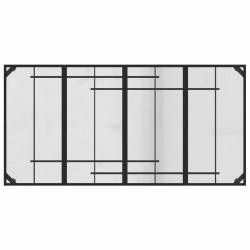 Ensemble de meubles d'extérieur 7 pcs Anthracite Fer et Acier 645726645726