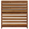 Accoudoirs 2 pcs Marron 58.5 x 10 x 61 cm Bois d'ingénierie 645740645740