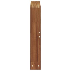 Accoudoirs 2 pcs Marron 58.5 x 10 x 61 cm Bois d'ingénierie 645740645740