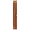 Accoudoirs 2 pcs Marron 58.5 x 10 x 61 cm Bois d'ingénierie 645740645740