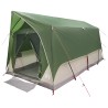 Tente tunnel avec toit Vert 8 personnes Polyester et Acier 645743645743