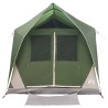 Tente tunnel avec toit Vert 8 personnes Polyester et Acier 645743645743