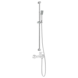 Ensemble de Système de Douche Chrome 100 cm Acier inoxydable 645748645748
