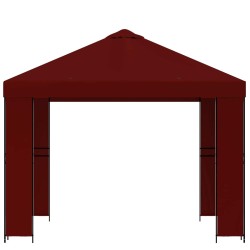 Pavillon 3 x 3 m Bordeaux Polyester et Acier 190 gsm 645751645751