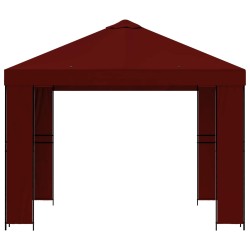 Pavillon 3 x 3 m Bordeaux Polyester et Acier 190 gsm 645751645751