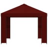 Pavillon 3 x 3 m Bordeaux Polyester et Acier 190 gsm 645751645751
