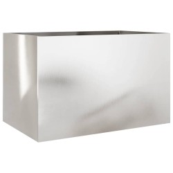 Jardinière argenté 62x40x39 cm acier inoxydable 645753645753