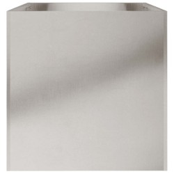 Jardinière argenté 62x40x39 cm acier inoxydable 645753645753