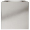 Jardinière argenté 62x40x39 cm acier inoxydable 645753645753