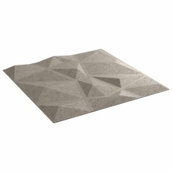 Panneaux muraux 24 pcs Gris béton 50 x 50 cm Mousse XPS 645757645757
