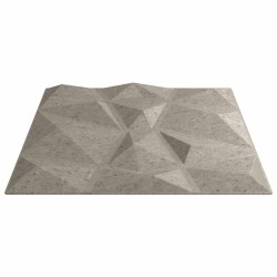 Panneaux muraux 24 pcs Gris béton 50 x 50 cm Mousse XPS 645757645757