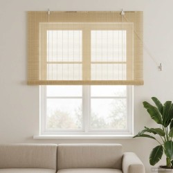 Store enrouleur Naturel 130 x 160 cm Bambou 645768645768
